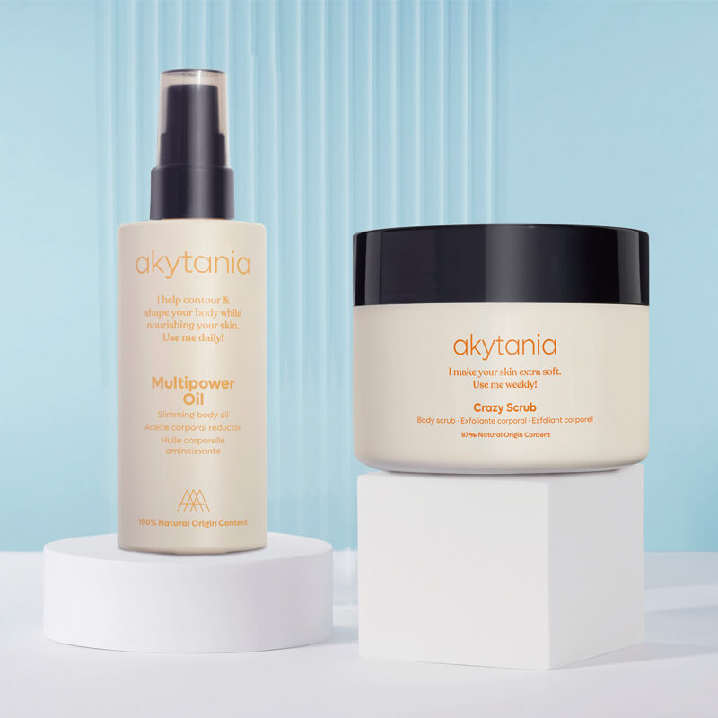 El secreto del Aceite Reafirmante Multipower Oil y Exfoliante Crazy Scrub